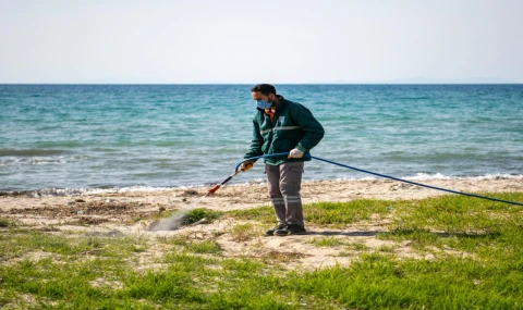 GÜZELÇAMLI’DAN KUŞTUR’A KIYI ŞERİDİNDE YOĞUN MESAİ