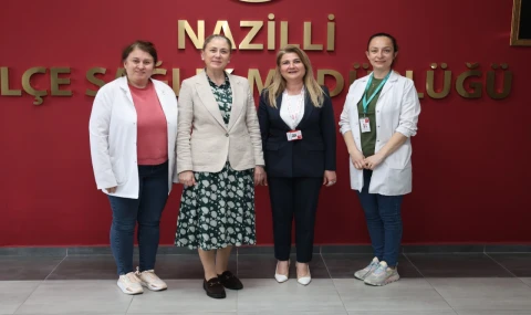 Kaymakam Huriye Küpeli Kan’dan İlçe Sağlık Müdürlüğü’ne Ziyaret