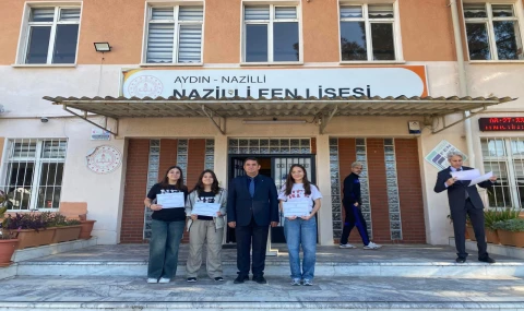 NAZİLLİ FEN LİSESİ’NDEN BÜYÜK BAŞARI: “YEŞİL ADIMLAR” PROJESİNDE İLÇE BİRİNCİSİ OLDU