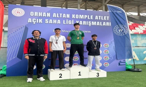 Aydınlı sporculardan Konya'da madalya yağmuru