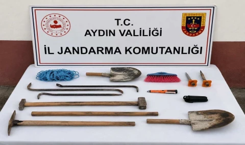 Magnesia Antik Kenti’nde kaçak kazıya suçüstü: 3 şüpheli yakalandı