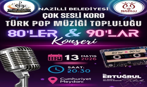 Nazilli Cumhuriyet Meydanı müzik dolu geceye hazırlanıyor