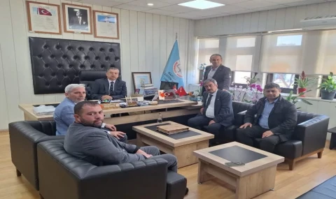 Nazilli’de muhtarlardan İlçe Milli Eğitim Müdürlüğü’ne ziyaret