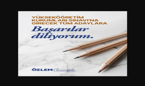 Başkan Çerçioğlu, YKS’ye Girecek Öğrencilere Başarı Diledi