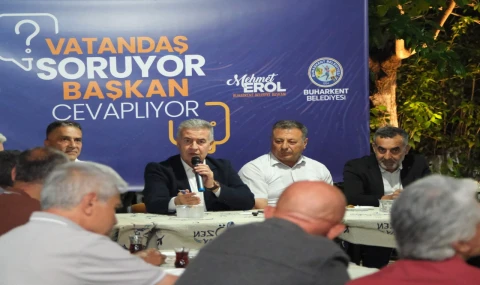 Başkan Mehmet Erol, “Vatandaş Soruyor, Başkan Cevaplıyor” Programına Ortakçı Mahallesi’nde Başladı