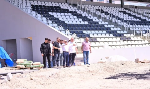 Aydın'da 6 bin kişilik Adnan Menderes Stadyumu'nun yapımı sürüyor