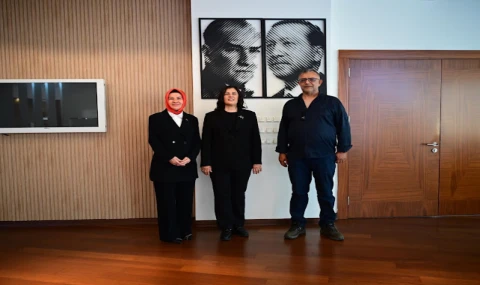 BAŞKAN ÇERÇİOĞLU'NA İÇİŞLERİ BAKANLIĞI İLLER İDARESİ GENEL MÜDÜRLÜĞÜ MUHTARLAR DAİRE BAŞKANI ÜSTÜNER VE TÜRKİYE BASIN PLATFORMU BAŞKANI TANIŞ’TAN ZİYARET