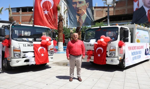 Başkan Kaya'dan İncirliova'ya son üç yılda 23 yeni araç