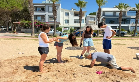 Caretta caretta yuvası koruma altına alındı