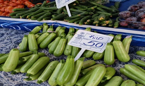 Germencik'te pazarda etiket denetimi