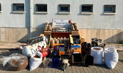 Kaçak sigara imalathanesine operasyon: 350 kilo tütün ele geçirildi