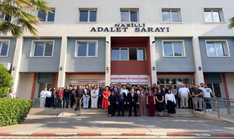 Nazilli Adliyesi’nde Duygusal Veda: Başsavcı Murat Dilsiz ve Zeynep Mert Dilsiz Bursa’ya Uğurlandı