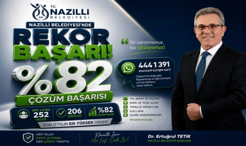 Nazilli Belediyesi’nde Rekor Başarı