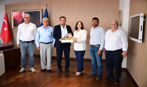Başkan Çerçioğlu, Koçarlı Ziraat Odası yönetimini ağırladı