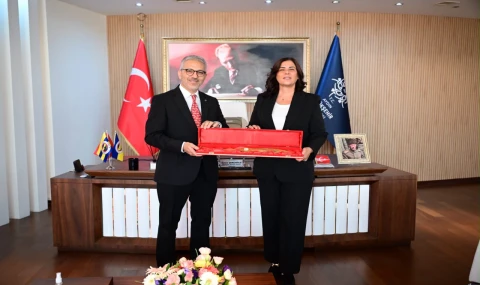 Başkan Çerçioğlu, THK Kayyum Heyeti Başkanı Prof. Dr. Akın Ünal’ı Ağırladı