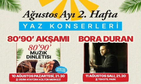 Başkan Çerçioğlu’ndan Aydınlılara Üç Günlük Müzik Şöleni Daveti