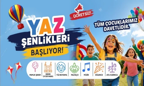 Başkan Galip Özel’den 55 Mahalleye Çocuk Şenliği