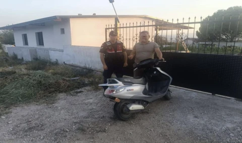 Çine’de çalınan motosiklet JASAT çalışmasıyla bulundu