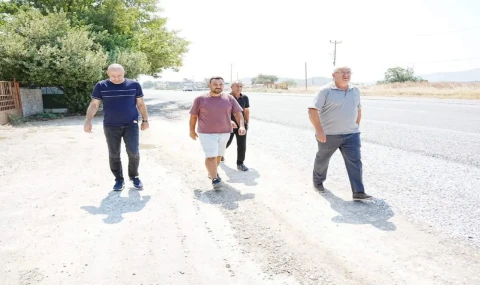 Germencik’te Çiftçilerin Ulaşımı İçin Yol Çalışmaları Sürüyor