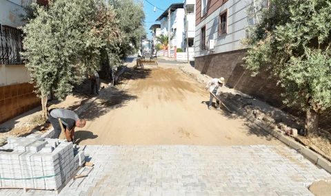 NAZİLLİ BELEDİYESİ’NDEN YILDIZTEPE’YE YENİ YOLLAR