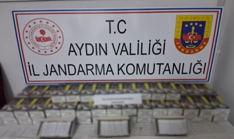 Tünelde kaçak makaron ele geçirildi
