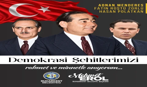 Başkan Erol’dan Buharkent’te Menderes, Zorlu ve Polatkan için hayır