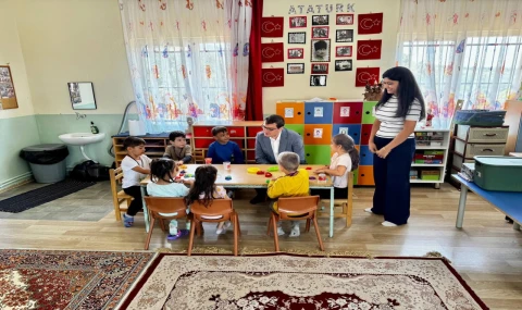 Kaymakam Sözen, öğrenciler ve öğretmenlerle bir araya geldi