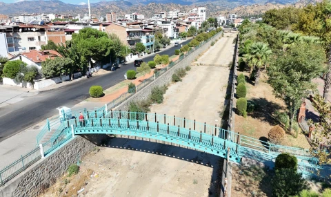 NAZİLLİ BELEDİYESİ’NDEN YEŞİL MAHALLE’DE KÖPRÜ GÜVENLİĞİNE YENİ DÜZENLEME