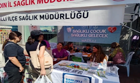 Nazilli’de Halk Sağlığı Haftası’nda sağlıklı gelecek için farkındalık çalışması