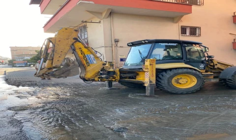 Yeşil Mahalle’de Ana Boru Patladı: Su Kesintisi Yaşanacak