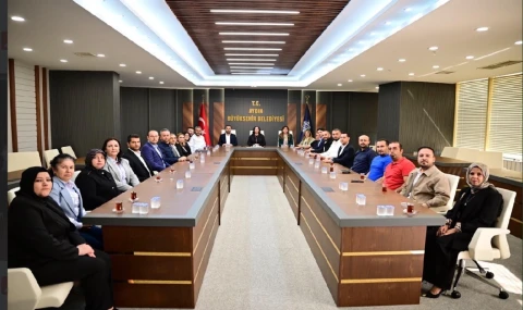 BAŞKAN ÇERÇİOĞLU’NA AK PARTİ NAZİLLİ’DEN ZİYARET