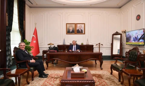 Başkan Ertuğrul Tetik’ten Ankara Valisi Yakup Canbolat’a Ziyaret