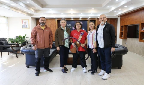 Kaymakam Huriye Küpeli Kan, Milli Okçu Havvanur Uzun’a Güney Kore Öncesi Başarı Diledi