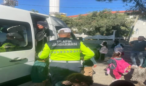Kuyucak’ta öğrencilere trafik eğitimi verildi