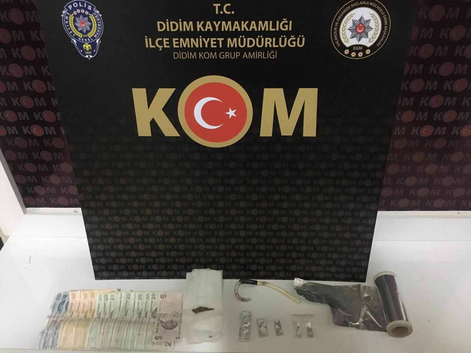 Didim’de uyuşturucu tacirine şok baskın