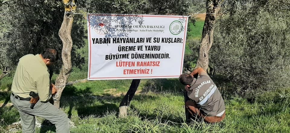 Üreme döneminde olan yaban hayvanları ve kuşlar için vatandaşları uyardılar